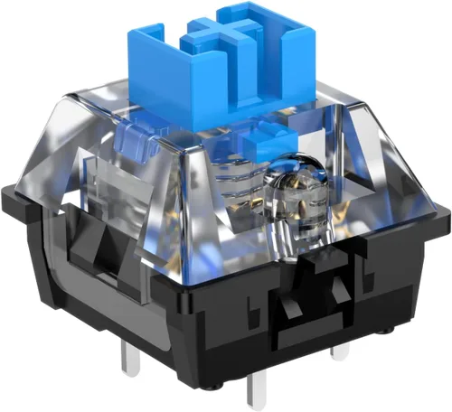 Vista 8 de GOFREETECH - Teclado mecánico de PC con cable RGB retroiluminado azul LED resistente a derrames sensación mecánica ergonómica de 104 teclas