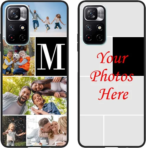 Vista 8 de Funda de teléfono personalizada para Xiaomi Poco M4 Pro 5G (no compatible con Poco M4 Pro), funda delgada de TPU antiarañazos, funda protectora