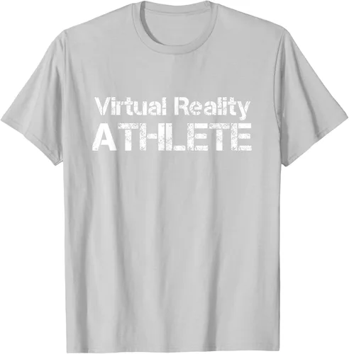 Vista 45 de Virtual Reality ATHLETE for VR Gamers Camiseta, Negro, S