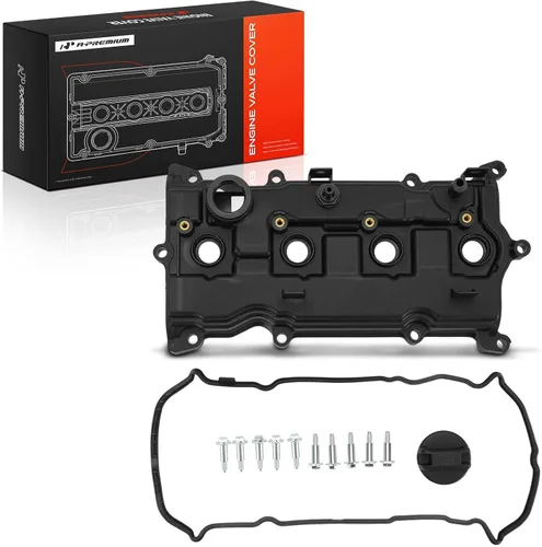 Vista 12 de Kit de cubierta de válvulas de motor A-Premium, con tapa de llenado de aceite y pernos y junta, compatible con Nissan Altima 2002-2006, Sentra