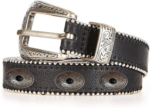Vista 5 de 10 hebillas de cuero ovaladas turquesa turquesa hebilla de metal conchos botón hebillas decorativas para manualidades