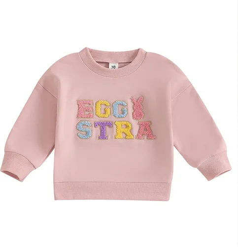 Vista 117 de Traje de San Valentín para bebé, niña, niño, traje de San Valentín, sudadera de manga larga con estampado de corazón