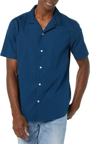 Vista 4 de Tienda Essentials Camisa de vacaciones de ajuste estándar para hombre