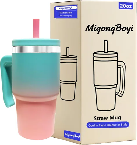 Vista 8 de Botella de agua aislada de 40 onzas, vaso de acero inoxidable 1 taza de agua reutilizable de acero inoxidable de doble pared sin BPA
