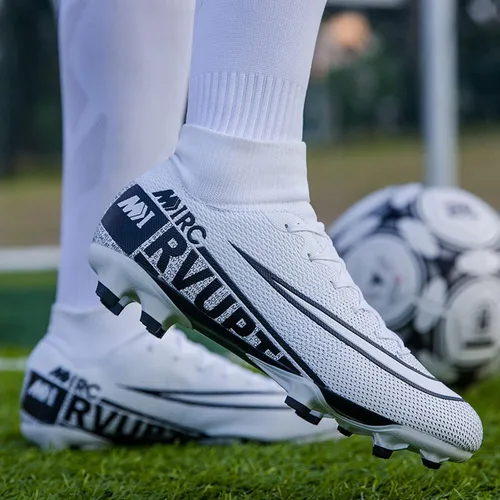 Vista 4 de Zquaus Tacos de fútbol para hombre zapatos de fútbol atléticos para caminar tacos Ag para entrenamiento al aire libre