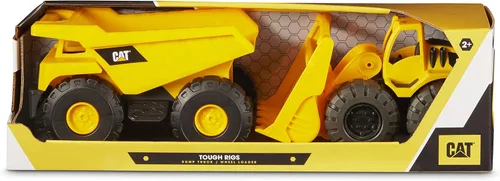 Vista 9 de CAT Juguetes de construcción, Juguete de construcción Bulldozer de 15", Edades 2+, Plástico resistente, No requiere baterías, Serie Tough Rigs