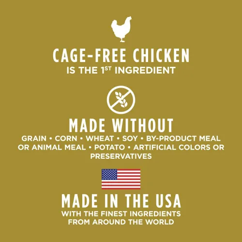 Vista 5 de Instinct Ultimate Protein - Receta de pollo sin granos, comida seca natural para gatos, bolsa de 4 libras
