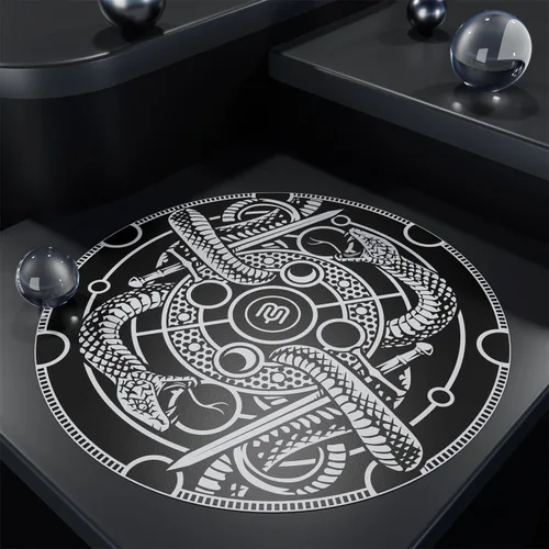 Vista 5 de Yimi Hookah® - Alfombrilla de silicona resistente al calor Almohadilla de cera antiadherente Alfombrilla de protección de vidrio Alfombrilla