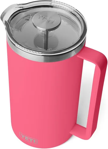 Vista 9 de YETI Rambler - Cafetera de prensa francesa de 34 onzas, color rojo rescate