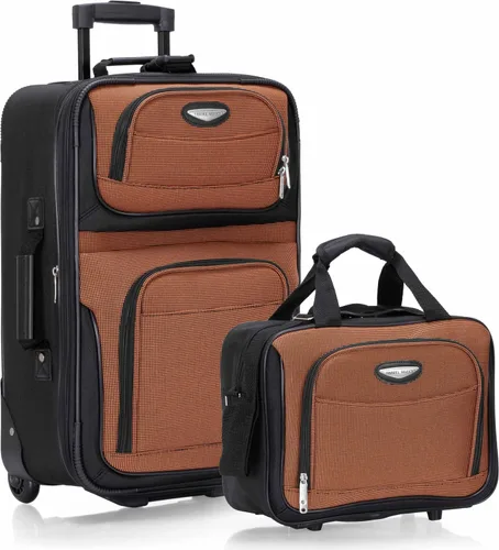 Vista 79 de Travel Select Amsterdam - Equipaje vertical y expansible con ruedas, marino
