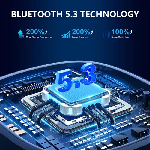 Vista 2 de Adaptador auxiliar Bluetooth 5.3 para automóvil, receptor Bluetooth SONRU para automóvil [conexión dual y cancelación de ruido de micrófono]
