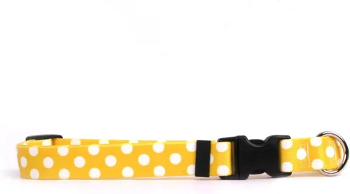 Vista 14 de Collar de diseño amarillo estándar para perro, pequeño, s, Marrón Lunares de Navidad