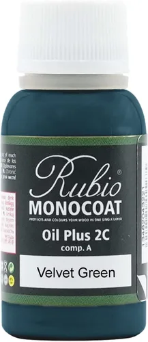 Vista 12 de Rubio Monocoat Muestra de Tinte y Acabado para Madera - Niebla 5% Aceite Plus Parte A Aceite de linaza para madera de secado rápido y ecológico
