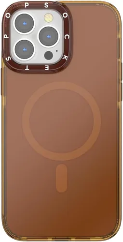 Vista 88 de PopSockets Funda para iPhone 17 Pro Max con MagSafe, color borgoña
