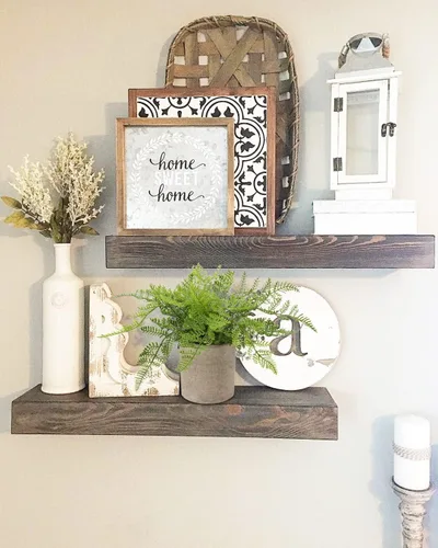 Vista 5 de Briful Pequeñas plantas falsas en maceta, decoración artificial de helechos Boston de plástico, plantas de imitación en macetas para el hogar, sala