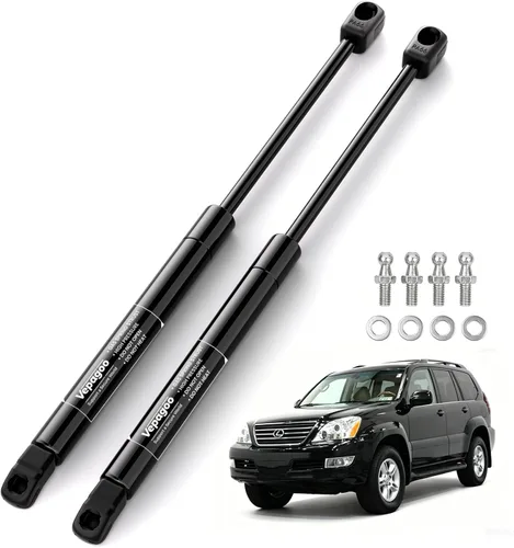 Vista 26 de Vepagoo 4B-545879 Amortiguadores para portón trasero para Kia Soul 2010-2013, amortiguadores de gas para baúl trasero, brazos de soporte