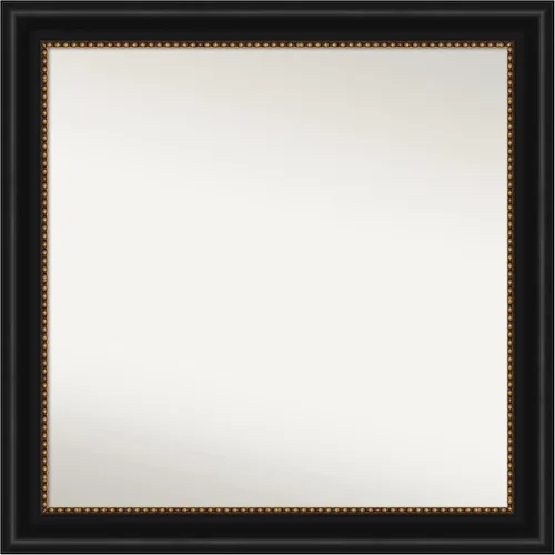 Vista 335 de Amanti Art Espejo personalizado, gran espejo de baño estrecho, espejo de pared o espejo de tocador de baño sobre el fregadero (24 x 24 pulgadas)