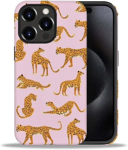 Vista 16 de CARLOCA Compatible con iPhone 12, Funda de Art Deco con patrón, TPU suave + PC duro 2 en 1, Funda protectora única con patrón, antiarañazos, TPU