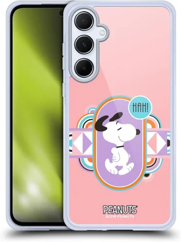 Vista 206 de Head Case Designs Snoopy Deco Dreams - Funda de gel con licencia oficial de Peanuts Blue Pattern [protección de grado militar] compatible con Google