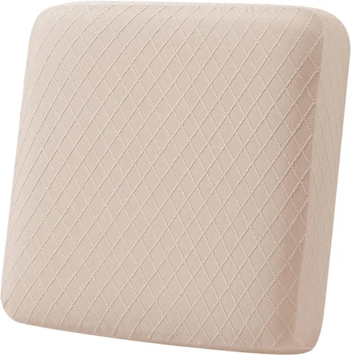Vista 62 de hyha Fundas de cojín para sofá al aire libre, fundas lavables para sofá seccional, jaspe de diamante, funda elástica para cojín de asiento de sofá