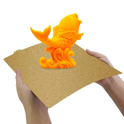 Vista 3 de Hoja PEI texturizada de doble cara, placa de impresión para impresora 3D, superficie PEI esmerilada de 220x220 mm para Anet A8 A6, Robo R2, Wanhao