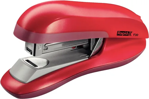 Vista 2 de Rapid F30 Fashion - Engrapadora de media tira, capacidad para 30 hojas, grapado plano, diseño ergonómico, negro, 23256500