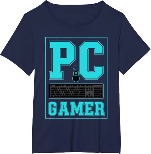 Vista 17 de PC Gamer Gaming Teclado Ratón Esports Computer Fan Camiseta
