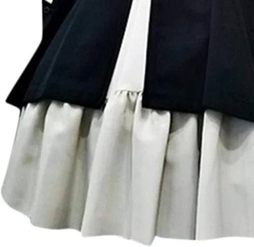 Vista 3 de Vestido gótico Lolita para mujer estilo vintage de manga larga talla grande estilo renacentista retro falda de princesa con volantes estilo steampunk