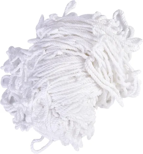 Vista 8 de Red de portería de fútbol y fútbol de 9.8x6.6 ft fabricada con fibra de polipropileno de alto impacto, ideal para partidos deportivos y entrenamiento