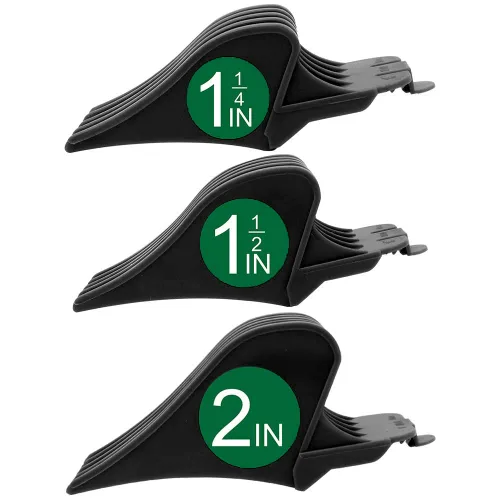 Vista 11 de Juego de protectores de cortapelos de 1.25 pulgadas, 1.5 pulgadas, 1.75 pulgadas, 2 pulgadas, compatibles con la mayoría de cortadoras Wahl, guías