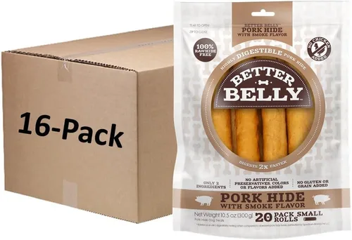 Vista 16 de Better Belly Originals - Rollo grande, golosinas para perros altamente
