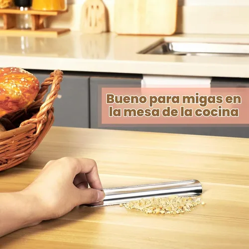 Vista 4 de Chumia Migradoras para servidores, barredoras de migas de mesa, plata, 10 Plateado