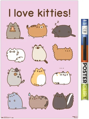Vista 14 de Trends International Pusheen - Póster de pared de gatitos, 22.375 x 34 pulgadas, versión premium sin marco