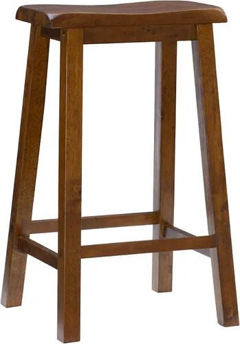 Vista 17 de Powell Furniture Powell Taburete de bar color negro antiguo con arena a través de terracota, taburete de bar de 29 pulgadas de altura del asiento