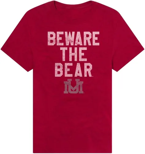 Vista 42 de Campus Lab Official NCAA Distressed Spirit Phrase Collegiate Classic Ring-Spun T-Shirt Unisex for Men & Women Collection