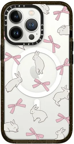 Vista 325 de CASETiFY Funda Impact para iPhone 13 [Protección contra caídas de grado militar 4X de 8.2 pies/Compatible con Magsafe] - #1 Mom - Transparente