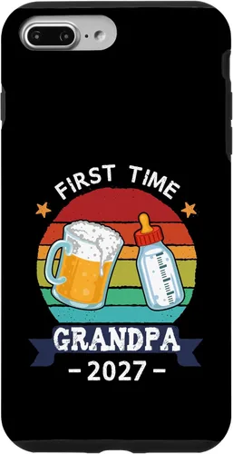 Vista 12 de First Time Grandpa 2027 Proud New Dad Grandpa Case for iPhone 17