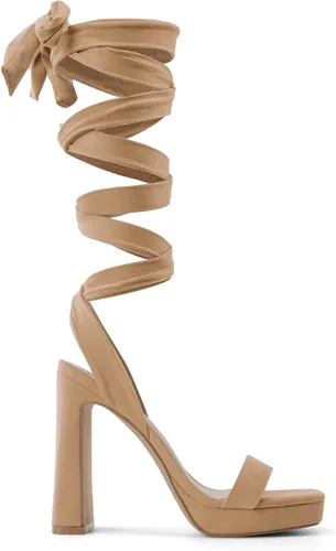 Vista 2 de DREAM PAIRS Sandalias de tacón bajo para mujer SDHS2318W