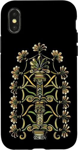 Vista 5 de Funda para iPhone 14 Pro Max Anunnaki Aliens Árbol de la Vida Símbolo Antiguo Geometría Sagrada