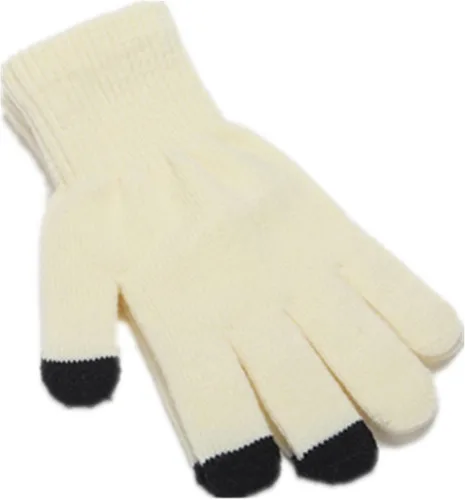 Vista 2 de IT'S RIDIC! Guantes de invierno elásticos para pantalla táctilmensajes de texto con una textura suave. Solo lo suficientemente gruesos como