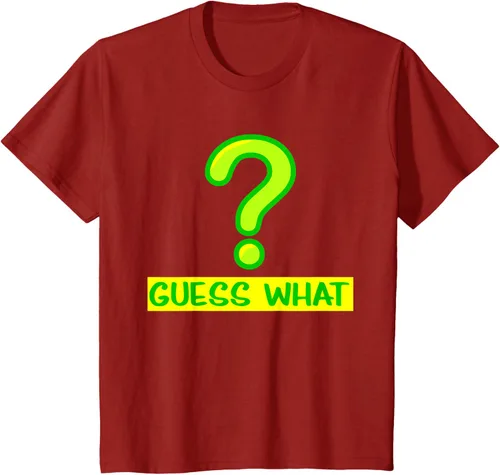 Vista 41 de Question Mark playera Guess What playera, hombre XL, Púrpura