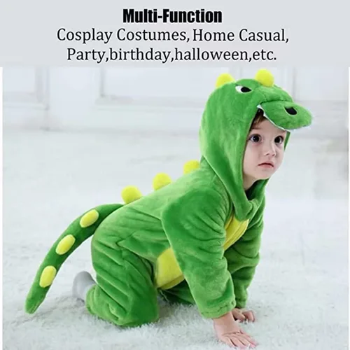 Vista 3 de Disfraz de animal para bebé, traje unisex para niños pequeños, disfraz de Halloween