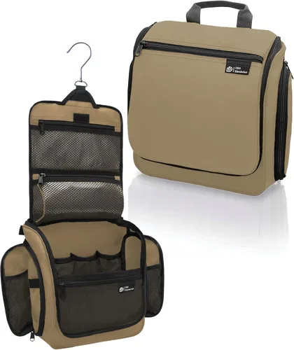 Vista 16 de D&D Bolsa colgante para artículos e aseo personal, organizador de viaje de diseñador para maquillaje y artículos de aseo, para hombres y mujeres