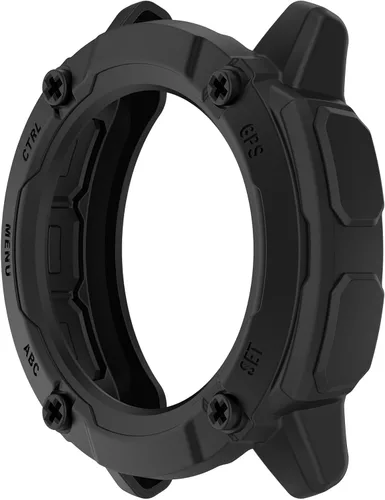 Vista 4 de TenCloud Funda compatible con Garmin Instinct 2X Solar Case Protector Funda protectora 1.969 in diseñada para Garmin Instinct 2X Solar Tactical Negro
