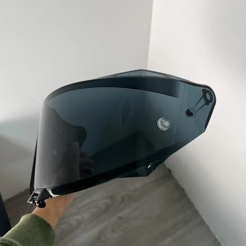 Vista 8 de Escudo para KYT R2R, R2R PRO Visera Casco Moto con protección UV (Plata-Para el día)