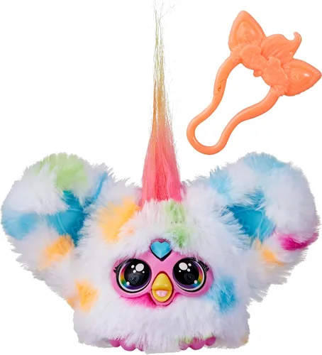 Vista 13 de Furby Furblets Groo-Vee Amigo Mini, más de 45 sonidos y música, habla solo Furbish, juguetes de peluche electrónicos, morado, regalos