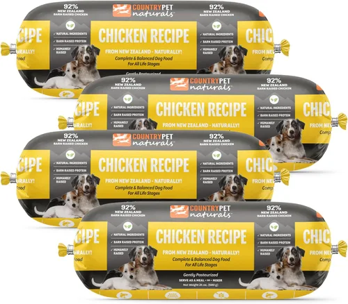 Vista 15 de Receta de carne de res y cordero: rollos de comida congelada prémium para perros de Nueva Zelanda, criados en pastos, de corral, pasteurizados