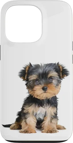 Vista 10 de Yorkie Puppy Portrait Cute Yorkshire Terrier Dog Lover - Carcasa para iPhone 17
