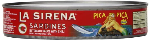Vista 3 de La Sirena Salsa de tomate picante de sardina ovalada 15 oz - Sardina Ovalada Picante (paquete de 3)