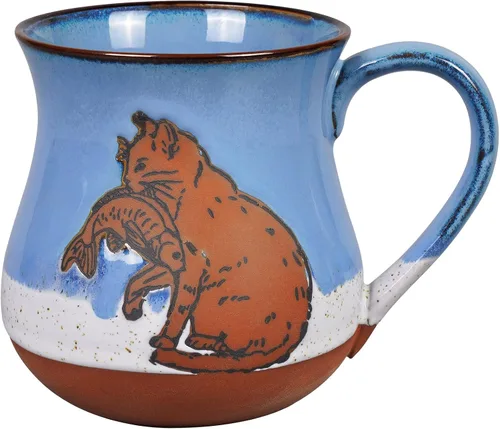 Vista 9 de MPotTo Taza de cerámica con oso polar de 16 onzas, taza de café novedosa para hombres y mujeres, regalo de cumpleaños para hombres y mujeres, regalo